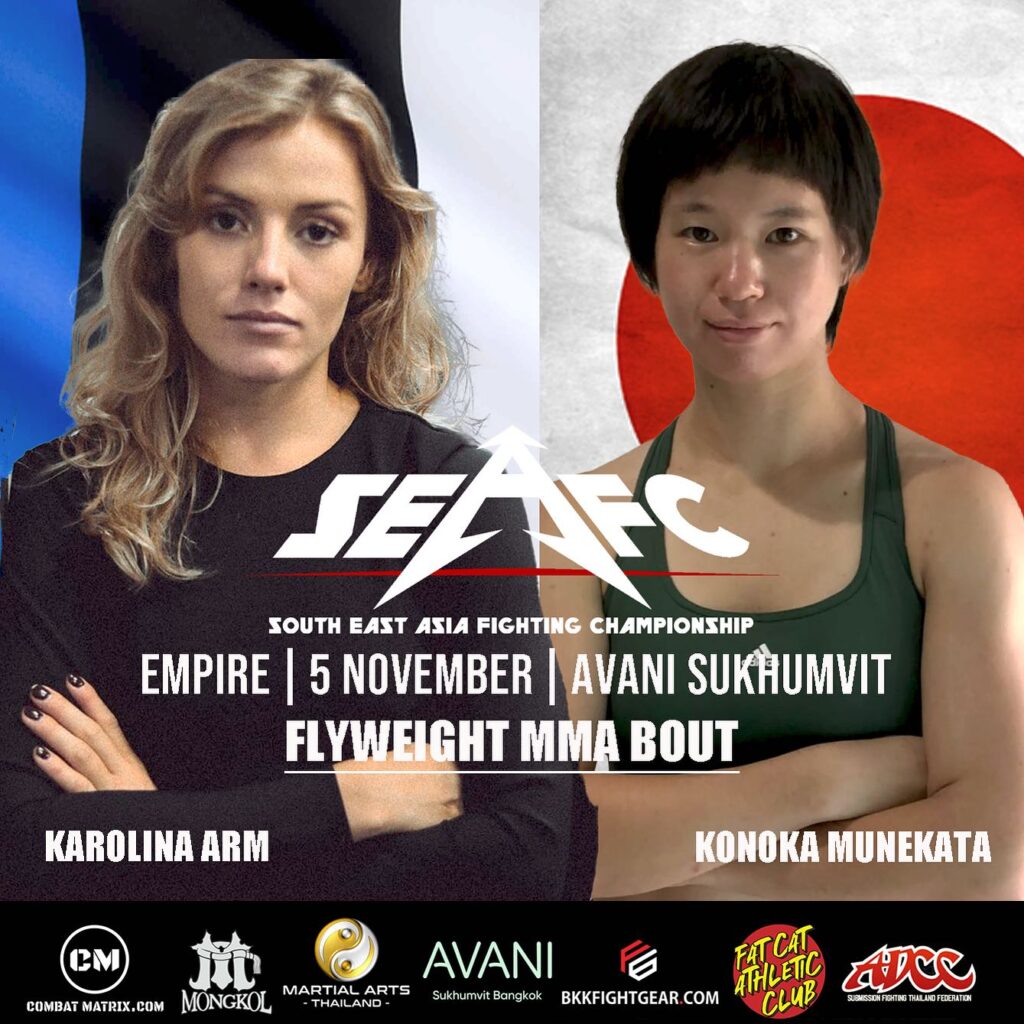 Career fight - Karoliina Arm vs Konoka Munekata at SEAFC: Empire