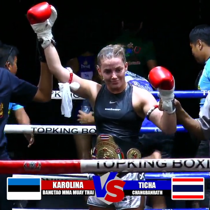 Career fight - Karoliina Arm vs Ticha ChangBanrath at Singpatong Sitnnumnoi